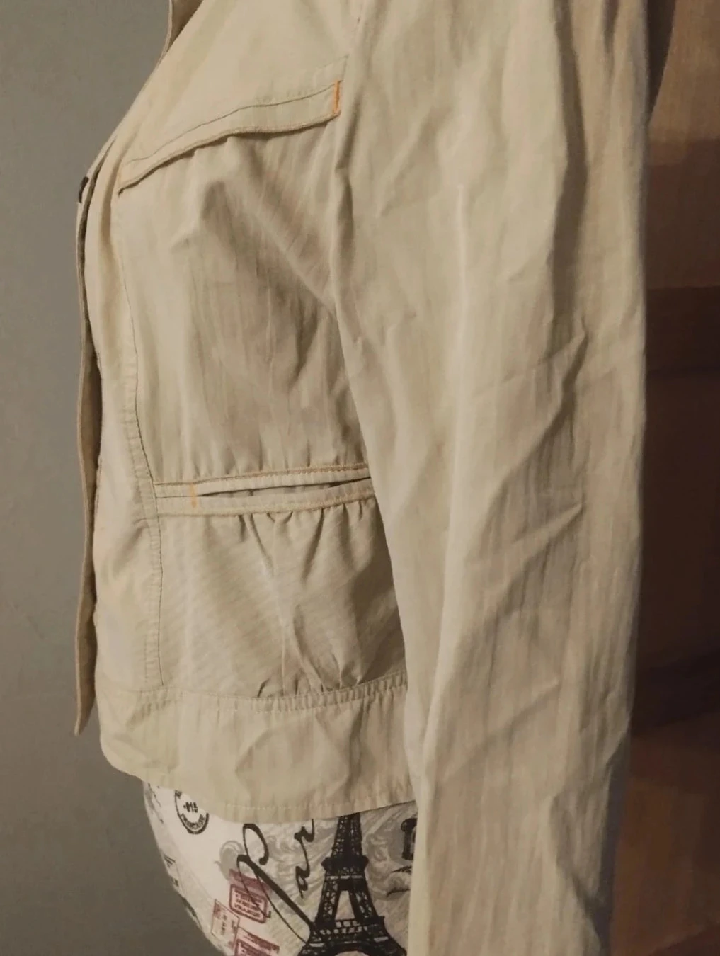 Veste creme, listrado,Cinoche Vintage T42 – photo 5